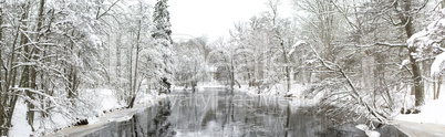 Frozen Riverscape