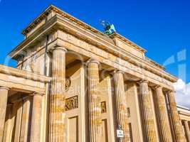 Brandenburger Tor Berlin HDR