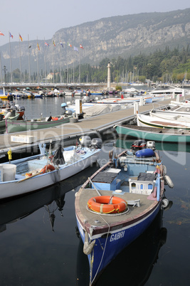 Fischerhafen in Garda