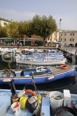 Fischerhafen in Garda