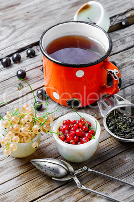 Tea with currants