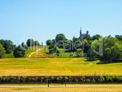 Royal Observatory hill in London HDR