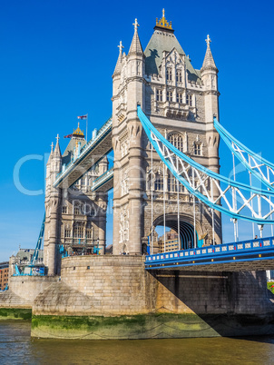 Tower Bridge in London HDR