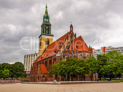 Marienkirche in Berlin HDR