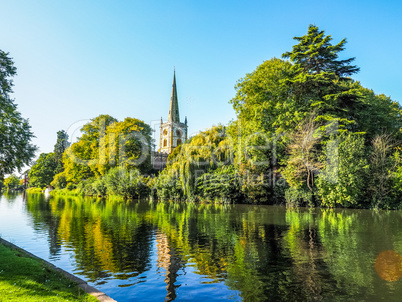 Holy Trinity church in Stratford upon Avon HDR