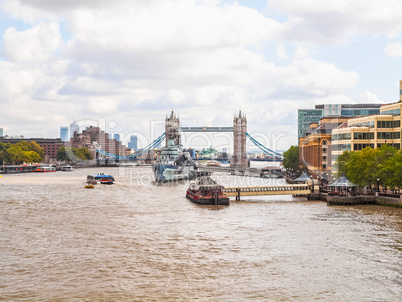 River Thames in London HDR