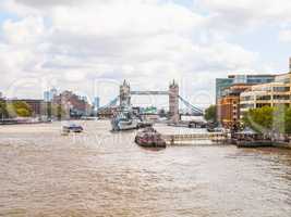 River Thames in London HDR