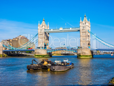 Tower Bridge in London HDR