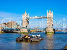 Tower Bridge in London HDR