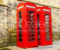 London telephone box HDR