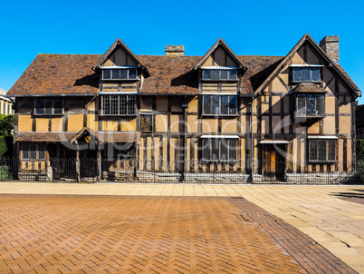 Shakespeare birthplace in Stratford upon Avon HDR