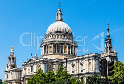 St Paul Cathedral in London HDR