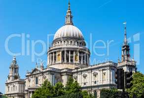 St Paul Cathedral in London HDR