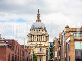 St Paul Cathedral in London HDR