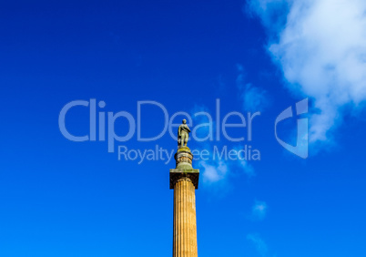 Scott monument Glasgow HDR