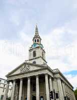 St Martin church, London HDR