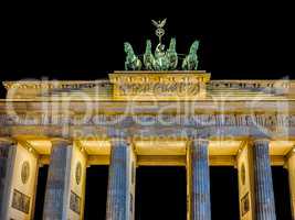 Brandenburger Tor in Berlin HDR