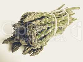 Asparagus picture vintage desaturated