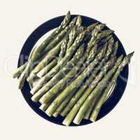 Asparagus vintage desaturated