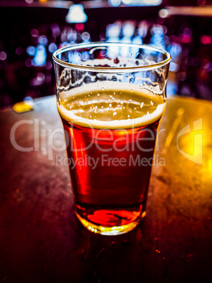 HDR Pint of beer