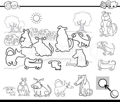 educational task for coloring