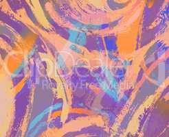 digital painting abstract background