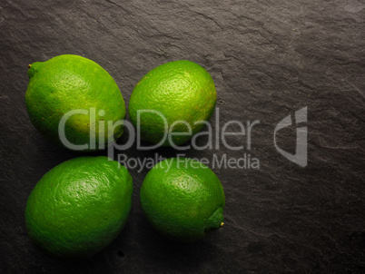 Fresh organic lime fruits