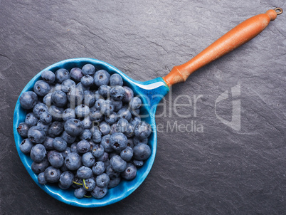 Fresh blueberries, healthy food