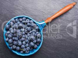 Fresh blueberries, healthy food