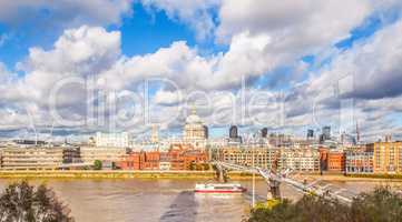 River Thames in London HDR