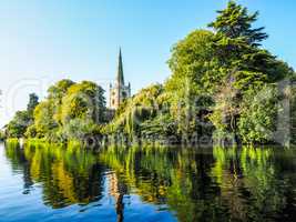 Holy Trinity church in Stratford upon Avon HDR