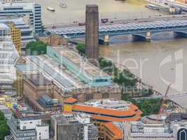 Aerial view of London HDR