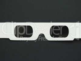 Disposable 3D glasses for movies