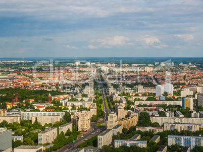 Berlin aerial view HDR