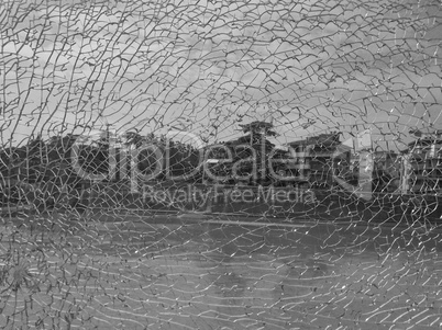 Broken glass background