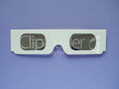 Disposable 3D glasses for movies