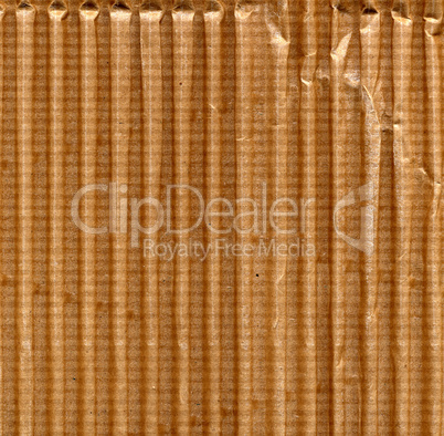 Brown corrugated cardboard background