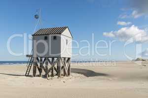 Beach hut in the Netherlands.