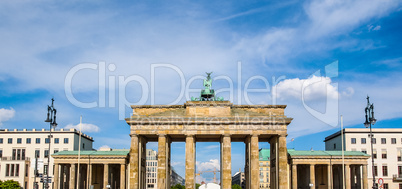 Brandenburger Tor in Berlin HDR