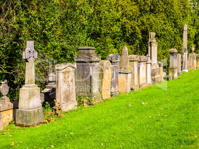 Glasgow cemetery HDR