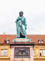 Schiller statue, Stuttgart HDR