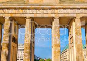 Brandenburger Tor Berlin HDR