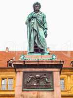 Schiller statue, Stuttgart HDR