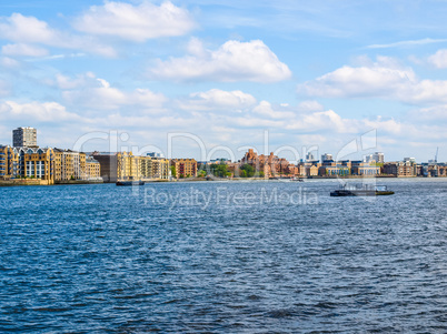 London docks HDR