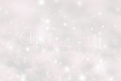 Christmas Background Colored With Pink, Copy Space, Stars