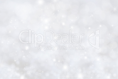 Christmas Background With Bokeh And Stars