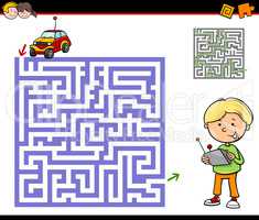 maze or labyrinth activity task