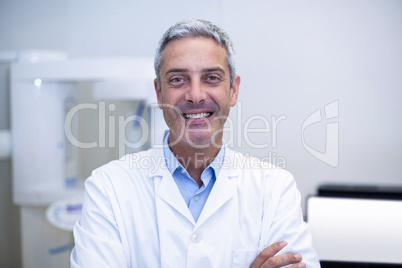 Portrait of smiling dentist