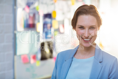 Portrait of businesswoman smiling