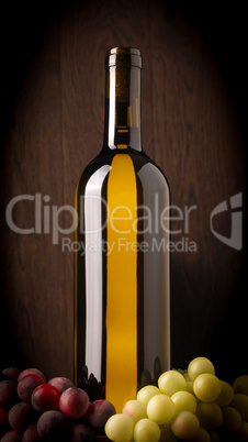 Bottle of white wine